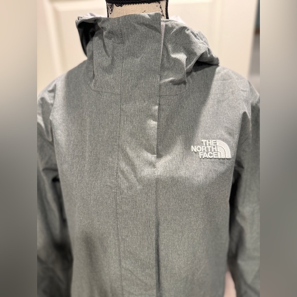 The North Face Women’s Long Waterproof Hooded Parka Jacket Gray Size L - Picture 6 of 12